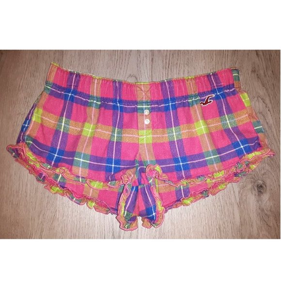 Hollister Intimates & Sleepwear Hollister Pink Blue And Green Plaid